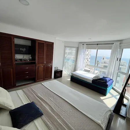 Apartamento Balcones Del Caribe En El Laguito Torres Del Cartagena
